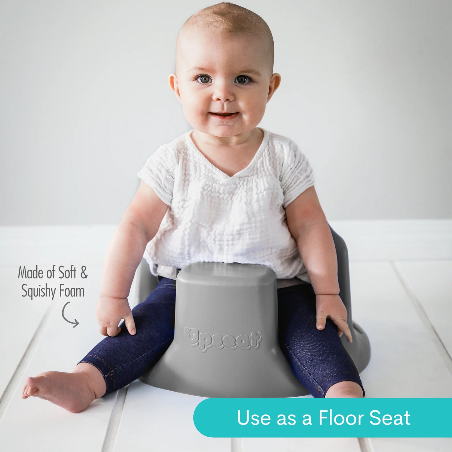 Baby Floor Seat Booster Chair for Sitting up with Removable Tray